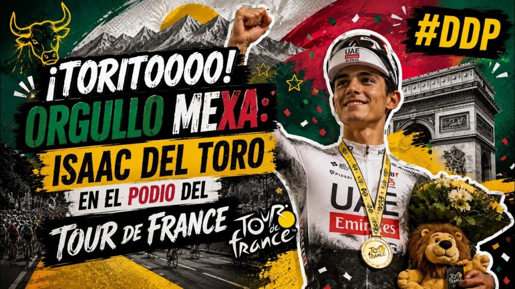 BullterrierFM – ¡Toritooooo! Orgullo Mexa: Isaac del Toro en el Podio del Tour de France | DDP