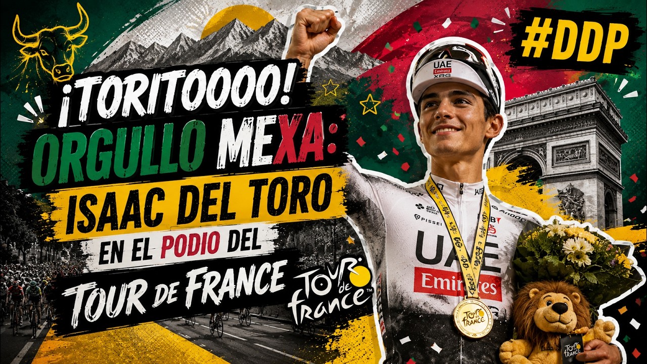 BullterrierFM – ¡Toritooooo! Orgullo Mexa: Isaac del Toro en el Podio del Tour de France | DDP